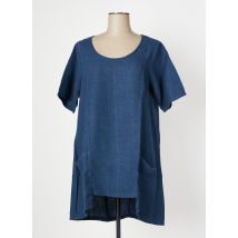 OZÉE - Robe courte bleu en lin - Femme - Taille 38 - Modz