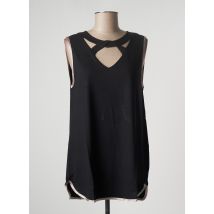 MALOKA - Tunique sans manche noir en viscose - Femme - Taille 38 - Modz