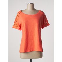 PAUL BRIAL - T-shirt orange en coton - Femme - Taille 36 - Modz