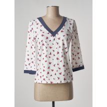 PAUL BRIAL - T-shirt blanc en polyester - Femme - Taille 36 - Modz