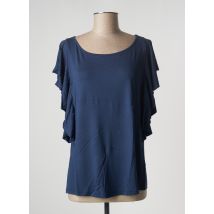 MALOKA - T-shirt bleu en viscose - Femme - Taille 38 - Modz