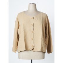 G!OZE - Veste casual marron en lin - Femme - Taille 44 - Modz
