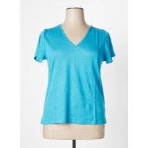 MALOKA - Top bleu en lin - Femme - Taille 44 - Modz