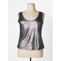 MALOKA - Top gris en lin - Femme - Taille 44 - Modz
