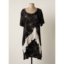G!OZE - Robe mi-longue noir en viscose - Femme - Taille 38 - Modz