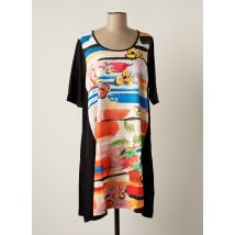 G!OZE - Robe mi-longue noir en viscose - Femme - Taille 42 - Modz