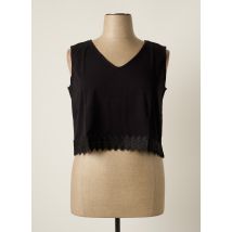 PAUL BRIAL - Top noir en coton - Femme - Taille 46 - Modz