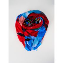 MALOKA - Foulard bleu en viscose - Femme - Taille TU - Modz