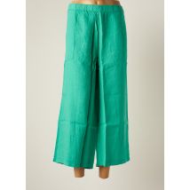 MALOKA - Pantacourt vert en lin - Femme - Taille 54 - Modz