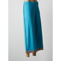 MALOKA - Pantalon 7/8 bleu en viscose - Femme - Taille 46 - Modz