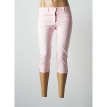 PAUL BRIAL - Pantacourt rose en coton - Femme - Taille 38 - Modz