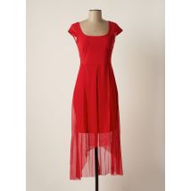 MALOKA - Robe longue rouge en polyamide - Femme - Taille 34 - Modz
