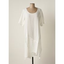 G!OZE - Robe mi-longue blanc en viscose - Femme - Taille 42 - Modz