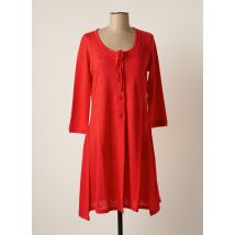 MALOKA - Veste casual rouge en lin - Femme - Taille 36 - Modz