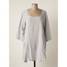 G!OZE - Tunique manches longues gris en viscose - Femme - Taille 42 - Modz