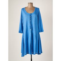 MALOKA - Veste casual bleu en lin - Femme - Taille 38 - Modz