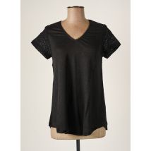 MALOKA - Top noir en lin - Femme - Taille 38 - Modz