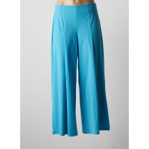 MALOKA - Pantalon large bleu en polyamide - Femme - Taille 38 - Modz