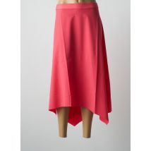 MALOKA - Jupe mi-longue rose en polyamide - Femme - Taille 52 - Modz