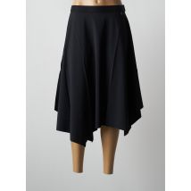 MALOKA - Jupe mi-longue noir en polyamide - Femme - Taille 36 - Modz