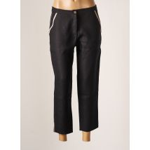 MALOKA - Pantacourt noir en lin - Femme - Taille 54 - Modz