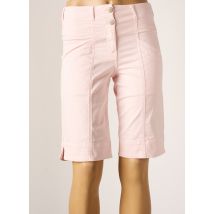 PAUL BRIAL - Bermuda rose en coton - Femme - Taille 34 - Modz