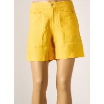 MALOKA - Bermuda jaune en lin - Femme - Taille 34 - Modz