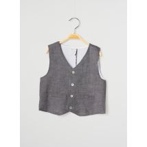J.O MILANO - Gilet sans manche gris en lin - Garçon - Taille TU - Modz