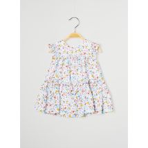 J.O MILANO - Robe mi-longue blanc en coton pour fille - Taille 6 M - Modz