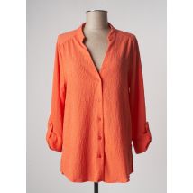 MULTIPLES - Chemisier orange en polyester - Femme - Taille 40 - Modz