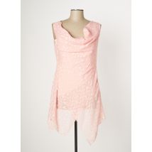 MULTIPLES - Tunique sans manche rose en polyester - Femme - Taille 38 - Modz