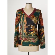 MULTIPLES - Top vert en polyester - Femme - Taille 36 - Modz