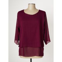 MULTIPLES - Blouse violet en polyester - Femme - Taille 38 - Modz