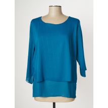MULTIPLES - Blouse bleu en polyester - Femme - Taille 38 - Modz
