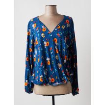 MULTIPLES - Blouse bleu en viscose - Femme - Taille 40 - Modz