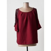 MULTIPLES - Blouse rouge en polyester - Femme - Taille 52 - Modz