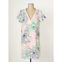 MULTIPLES - Robe mi-longue blanc en polyester - Femme - Taille 36 - Modz