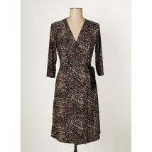 MULTIPLES - Robe mi-longue noir en polyester - Femme - Taille 36 - Modz