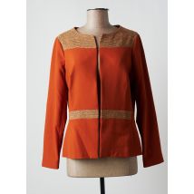 MULTIPLES - Veste casual marron en polyester - Femme - Taille 38 - Modz