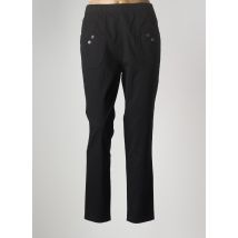 MULTIPLES - Pantalon slim noir en coton - Femme - Taille 38 - Modz