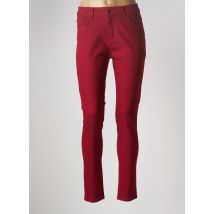 MULTIPLES - Pantalon slim rouge en coton pour femme - Taille 38 - Modz