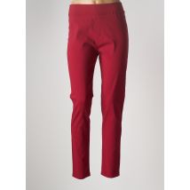 MULTIPLES - Jegging rouge en coton - Femme - Taille 38 - Modz