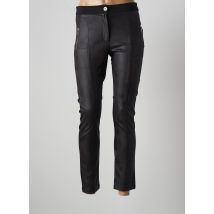 MULTIPLES - Pantalon slim noir en viscose - Femme - Taille 36 - Modz