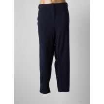 MULTIPLES - Pantalon droit bleu en polyester - Femme - Taille 50 - Modz