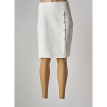 MULTIPLES - Jupe mi-longue beige en polyester - Femme - Taille 48 - Modz