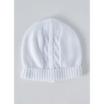 J.O MILANO - Bonnet blanc en coton pour enfant - Taille 3 M - Modz