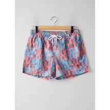 DAN JOHN - Short de bain bleu en polyester - Homme - Taille L - Modz