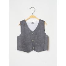 J.O MILANO - Gilet sans manche gris en lin - Garçon - Taille TU - Modz
