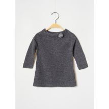 J.O MILANO - Robe pull gris en merinos pour fille - Taille 3 M - Modz