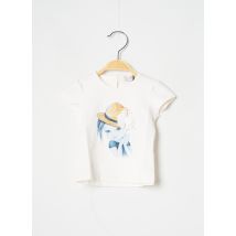 J.O MILANO - T-shirt blanc en coton pour fille - Taille 6 M - Modz